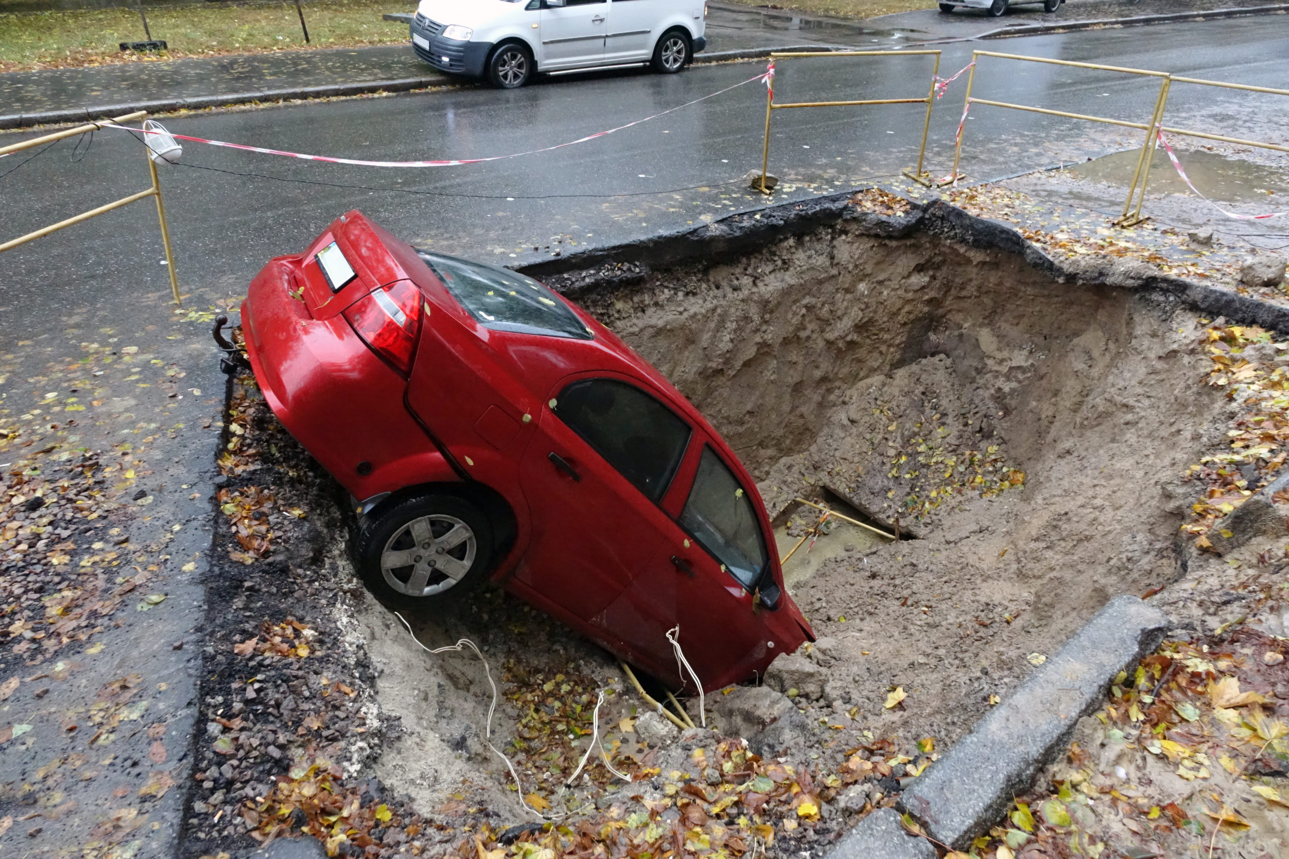 Una carretera de Texas en mal estado causando accidentes de autos y demandas contra el gobierno.